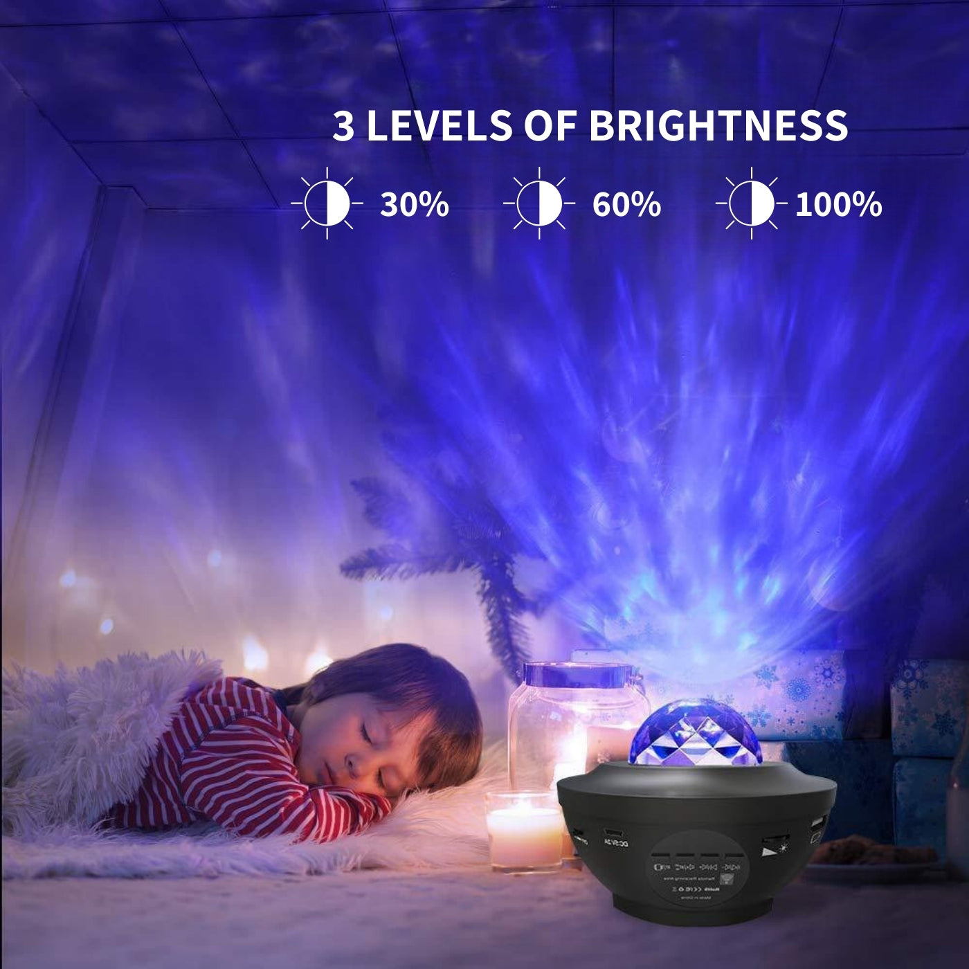 3in1 Galaxy Starry Night Projector