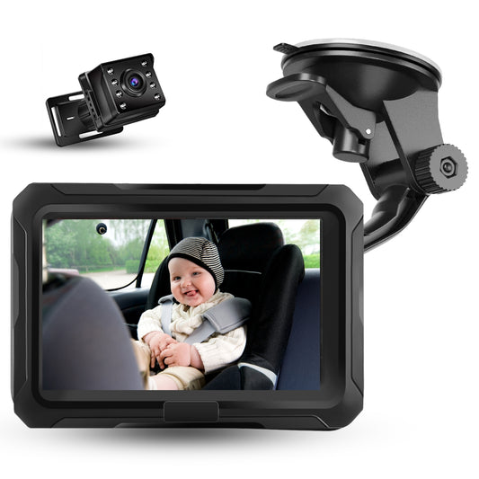 1080P Baby-Autokamera mit 5-Zoll-Bildschirm